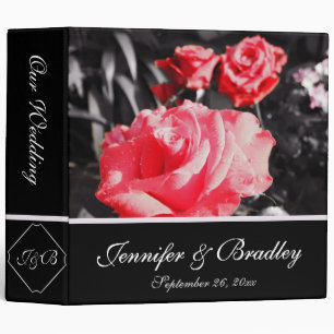 Classeur Mariage romantique de Roses rouges