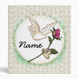classeur mariage rose