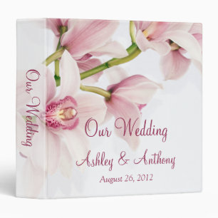 Classeur Mariage rose de l'orchidée de Cymbidium