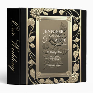 Classeur Mariage rose Gold