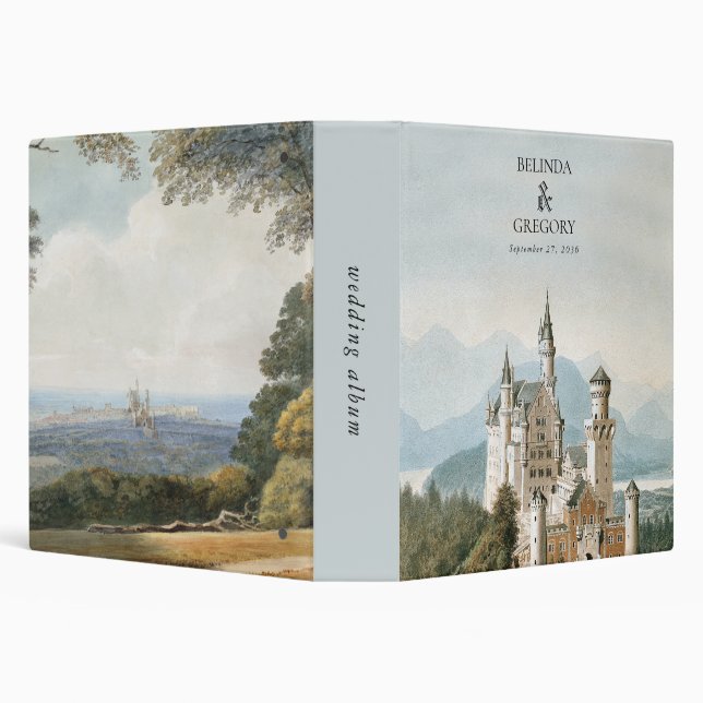 Classeur Mariage rustique dans un château de conte de fées  (Arrière-plan)
