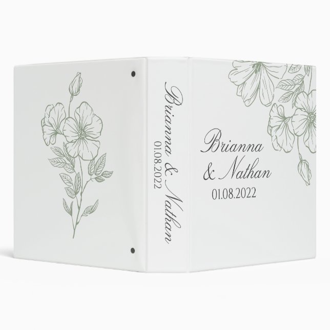Classeur Mariage Sage Green (Arrière-plan)
