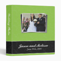 Mariage vert et noir de photo de dentelle