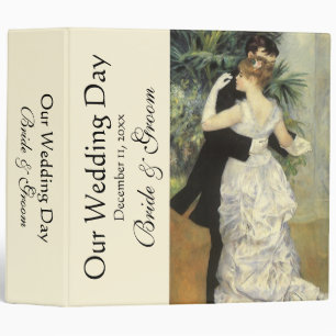 Classeur Mariage Vintage, Danse à la ville par Renoir,