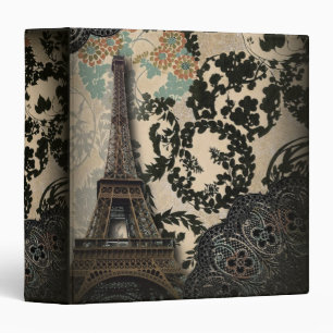 Classeur Mariage vintage dentelle parisienne florale sophis
