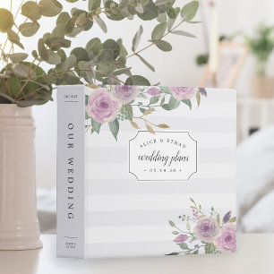 Classeur Mariage Violet & Sage
