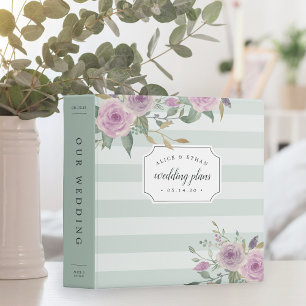Classeur Mariage Violet & Sage