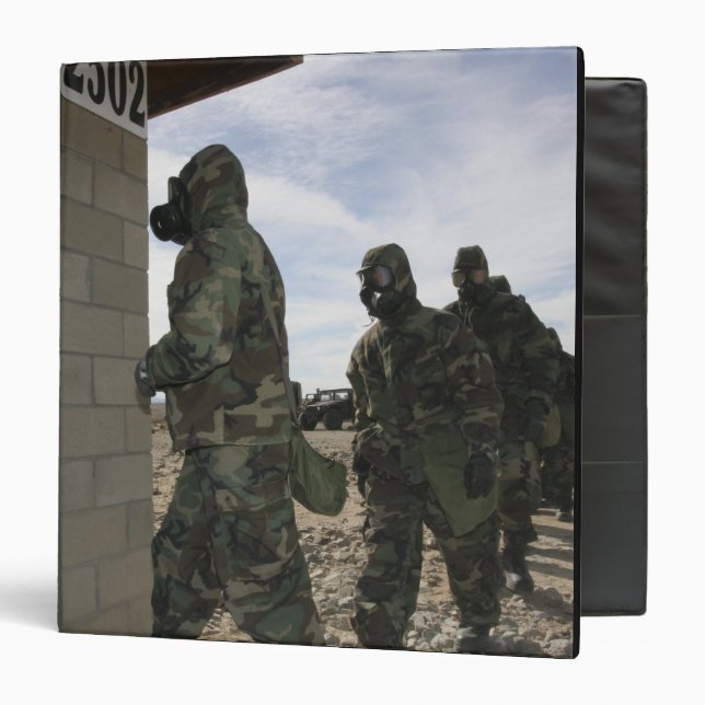 Classeur Marines et navigateurs dans la chambre à gaz (Devant/Intérieur)