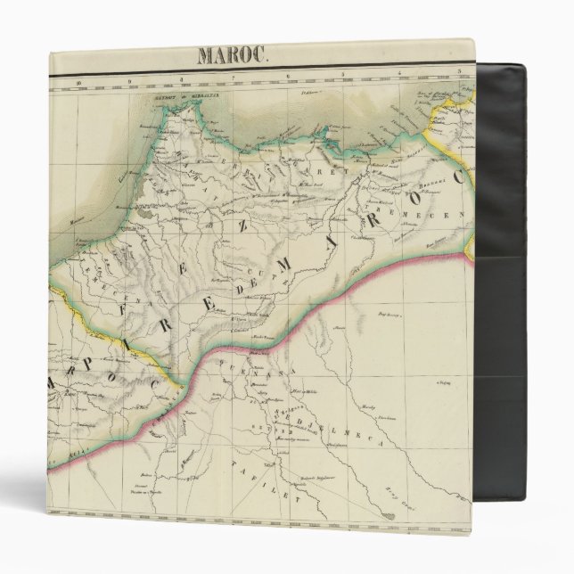 Classeur Maroc, Afrique (Devant/Intérieur)