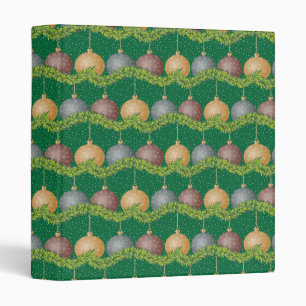 Classeur Marque de Noël et ornements motif de vacances