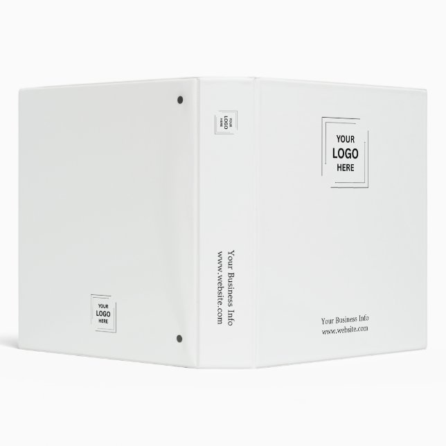 Classeur Marque Professionnelle Propre | Logo d'entreprise (Arrière-plan)