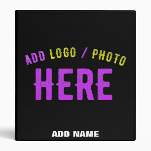 CLASSEUR MARQUE VERIFIEE NOIRE PERSONNALISABLE MODERNE ET C