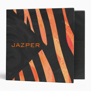 Classeur Marque Zèbre Orange et Noir
