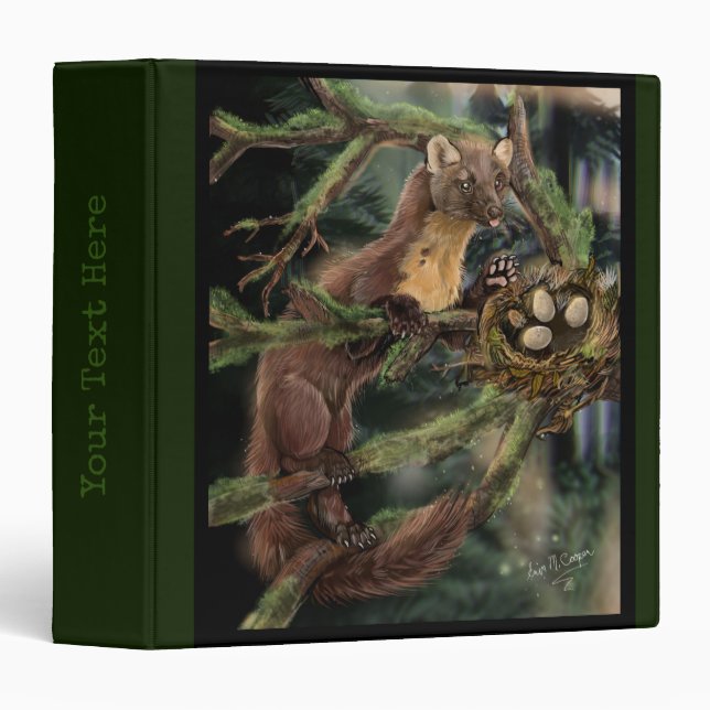 Classeur Marten européen (Devant/Côté)