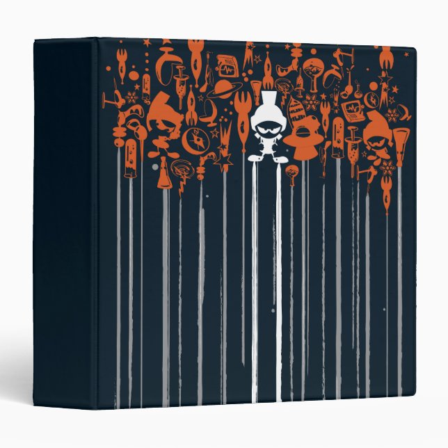 Classeur MARVIN THE MARTIAN™ Armes de destruction massive (Devant/Côté)