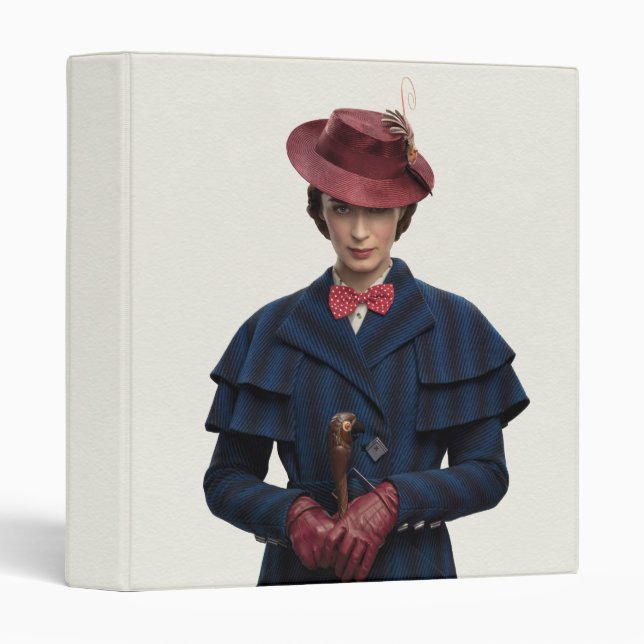 Classeur Mary Poppins (Devant/Côté)