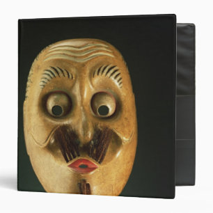 Classeur Masque comique, théâtre de Noh