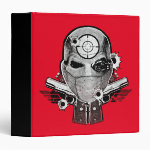 Classeur Masque du peloton Deadshot de suicide et art de