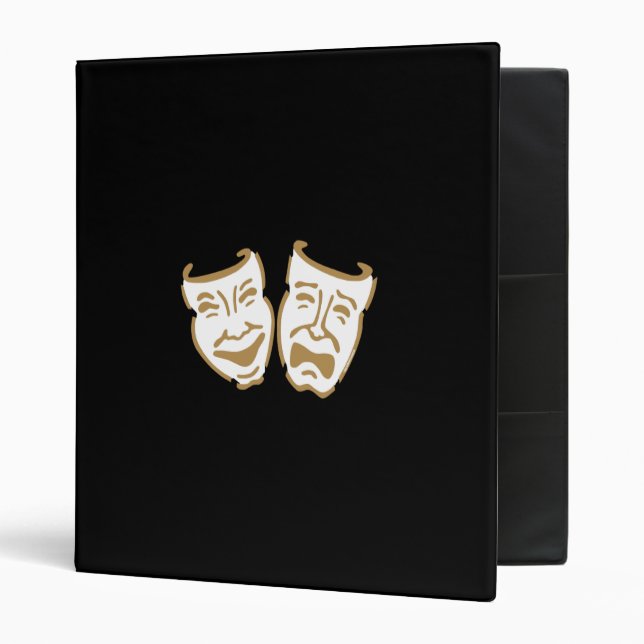 Classeur Masques simples de drame (Devant/intérieur)