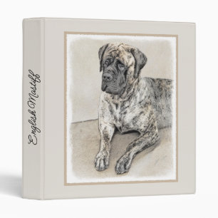 Classeur Mastiff anglais (Brindle) Peinture - Chien Art
