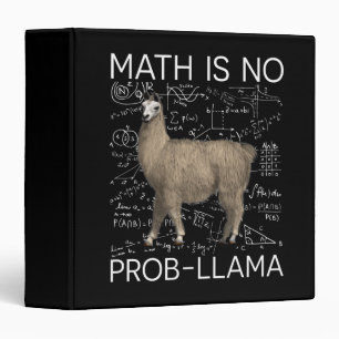 Classeur Math is No Prob-Llama - Professeur de Math Llama