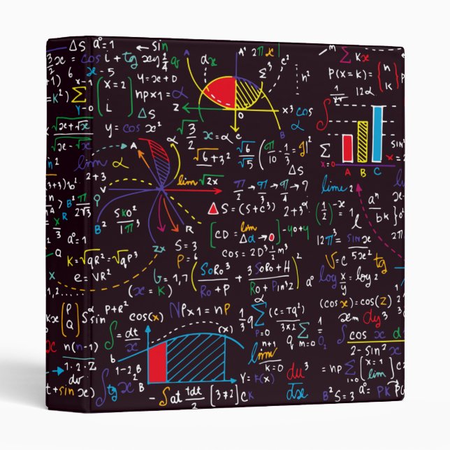 Classeur Mathématiques (Devant/Côté)