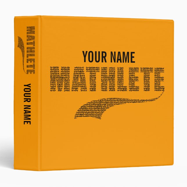 Classeur Mathlete (Devant/Côté)