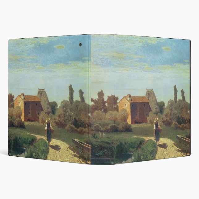 Classeur Matin de mai (huile sur la toile) (Arrière-plan)