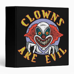 Classeur mauvais de clown