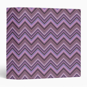 Classeur Mauve zigzag stripes
