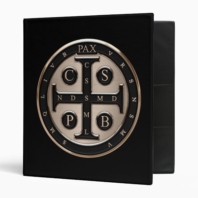 Classeur Médaille de St Benoît (Devant/intérieur)