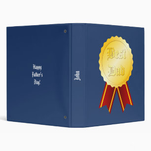 Classeur Médaille Ruban Meilleur Papa Fête des Pères