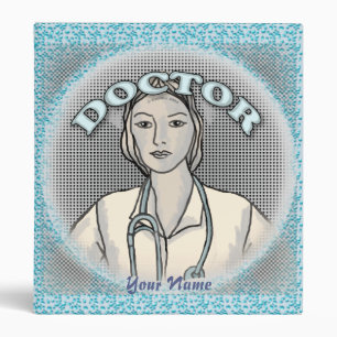 Classeur Médecin femme rétro