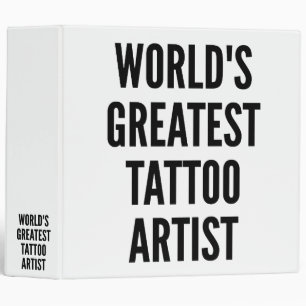 Classeur Meilleur Artiste De Tatouage Du Monde