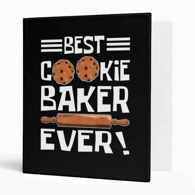 Classeur Meilleur Cookie Baker jamais (Devant/intérieur)