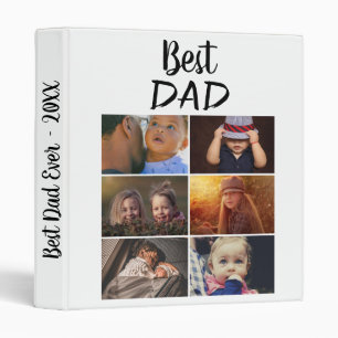 Classeur Meilleur papa 6 Photo Collage Famille Album photo