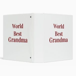 Classeur Meilleure grand-mère du monde grands-parents grand