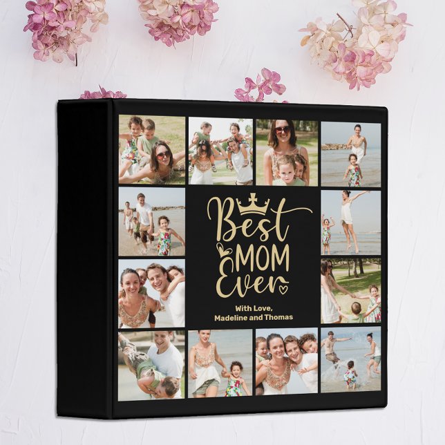 Classeur Meilleure Maman Collage Photo  (Créateur téléchargé)
