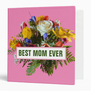 CLASSEUR MEILLEURE MÈRE DU MONDE CADEAU FÊTE DES MÈRES   