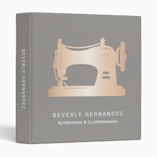 Classeur Mélangeurs de machine à coudre d'or Gris taupe mon