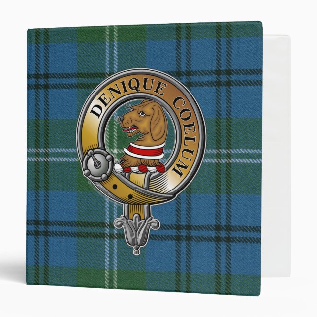 Classeur Melville Tartan & Badge (Devant/Intérieur)