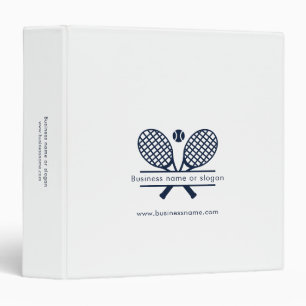Classeur Membres du club de tennis personnalisé Marque de s