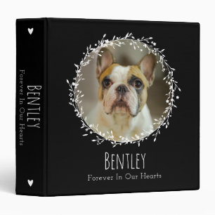 Classeur Mémorial de chien Perte d'animal familier Souvenir
