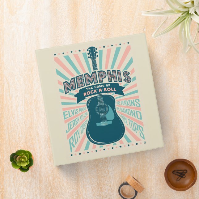 Classeur Memphis, TN : Série de guitares | Rock-N-Roll (In Situ)