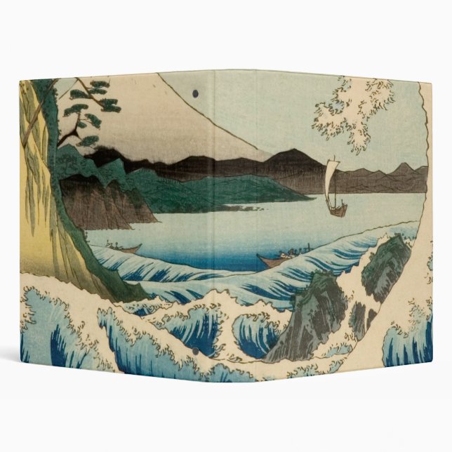 Classeur Mer japonaise de Satta Hiroshige Art (Arrière-plan)