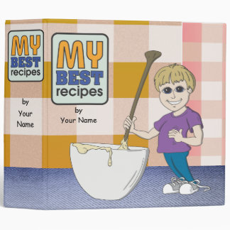 Classeur Mes meilleures recettes, en Toon