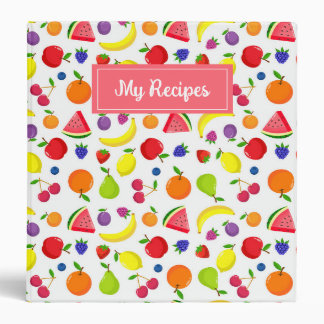 Classeur Mes Recettes Fruits et Baies d'Été