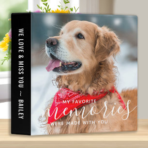 Classeur Mes souvenirs préférés Animaux de compagnie Memori