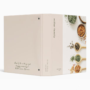 Classeur Message cadeau Mariage simple Recette familiale