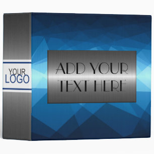 Classeur Métal en acier inoxydable bleu et argent #4